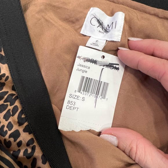 NWT CAMI NYC The Jessica Emerald Silk Bias Midi Skirt - Picture 7 of 8